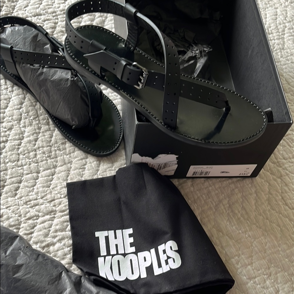 The Kooples Black Sandals size 39 (8)